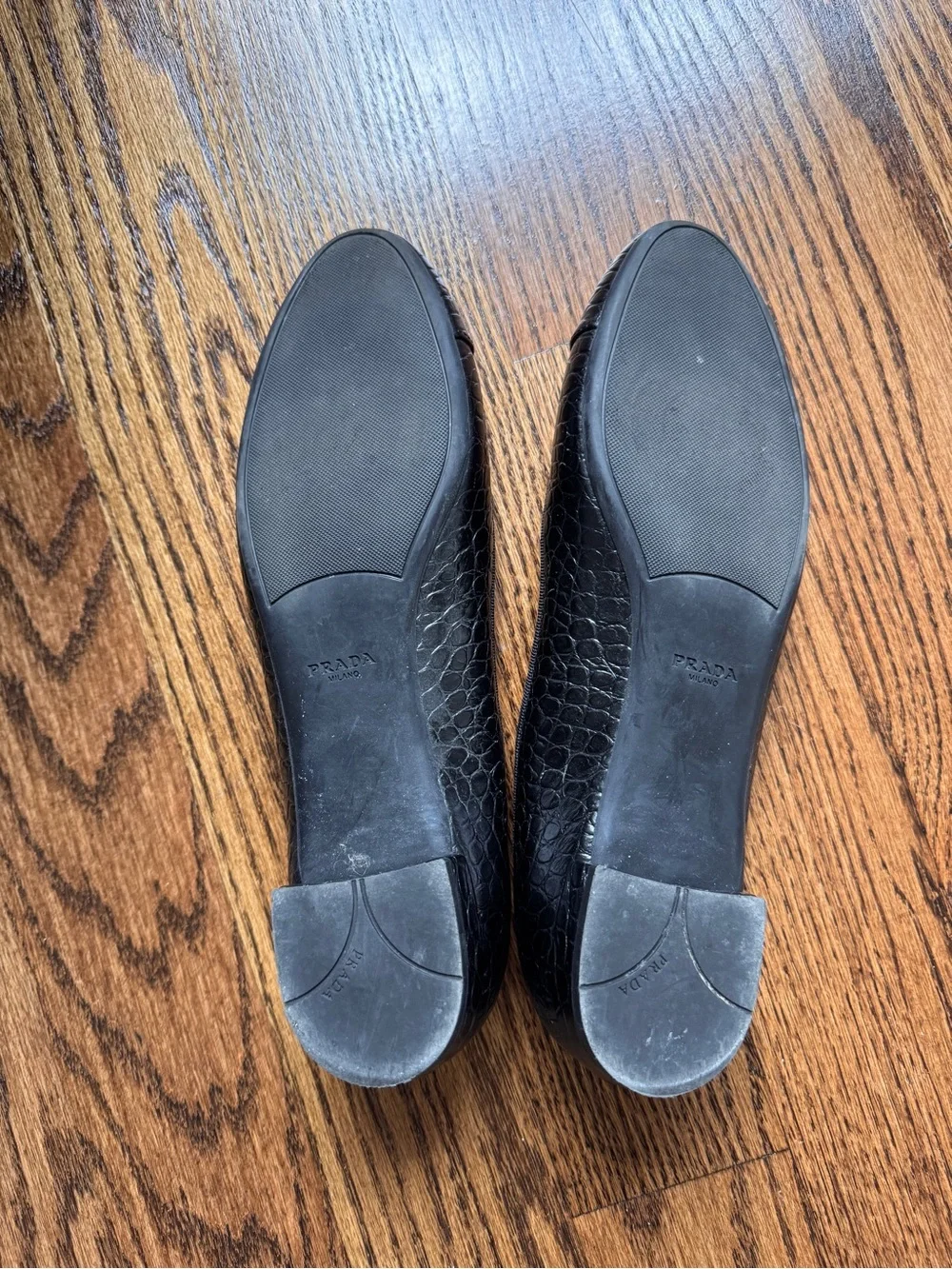 Prada Calfskin Ballet Flats